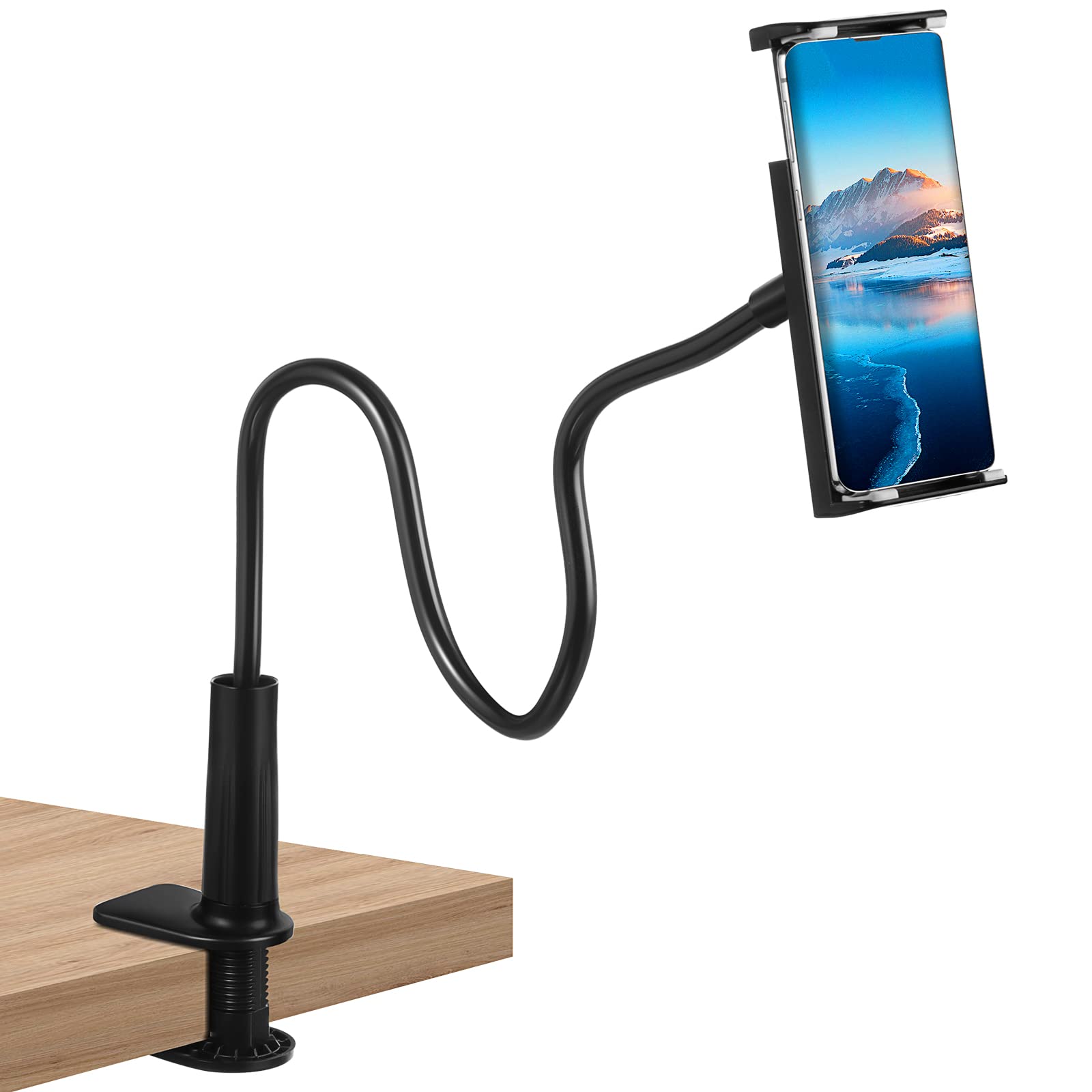 Kanayu Phone Stand for Desk, Gooseneck Cell Phone Holder ...