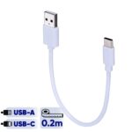 کابل شارژ پاوربانک Type-C به USB سیلیکون